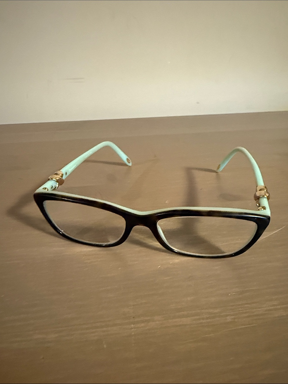 Tiffany and Co. Eye Glasses with Gold Toned X Detail - Picture 2 of 11